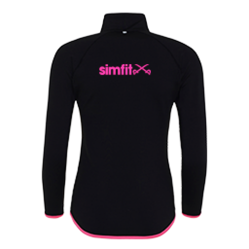 SFX Ladies Half Zip Sweat Top